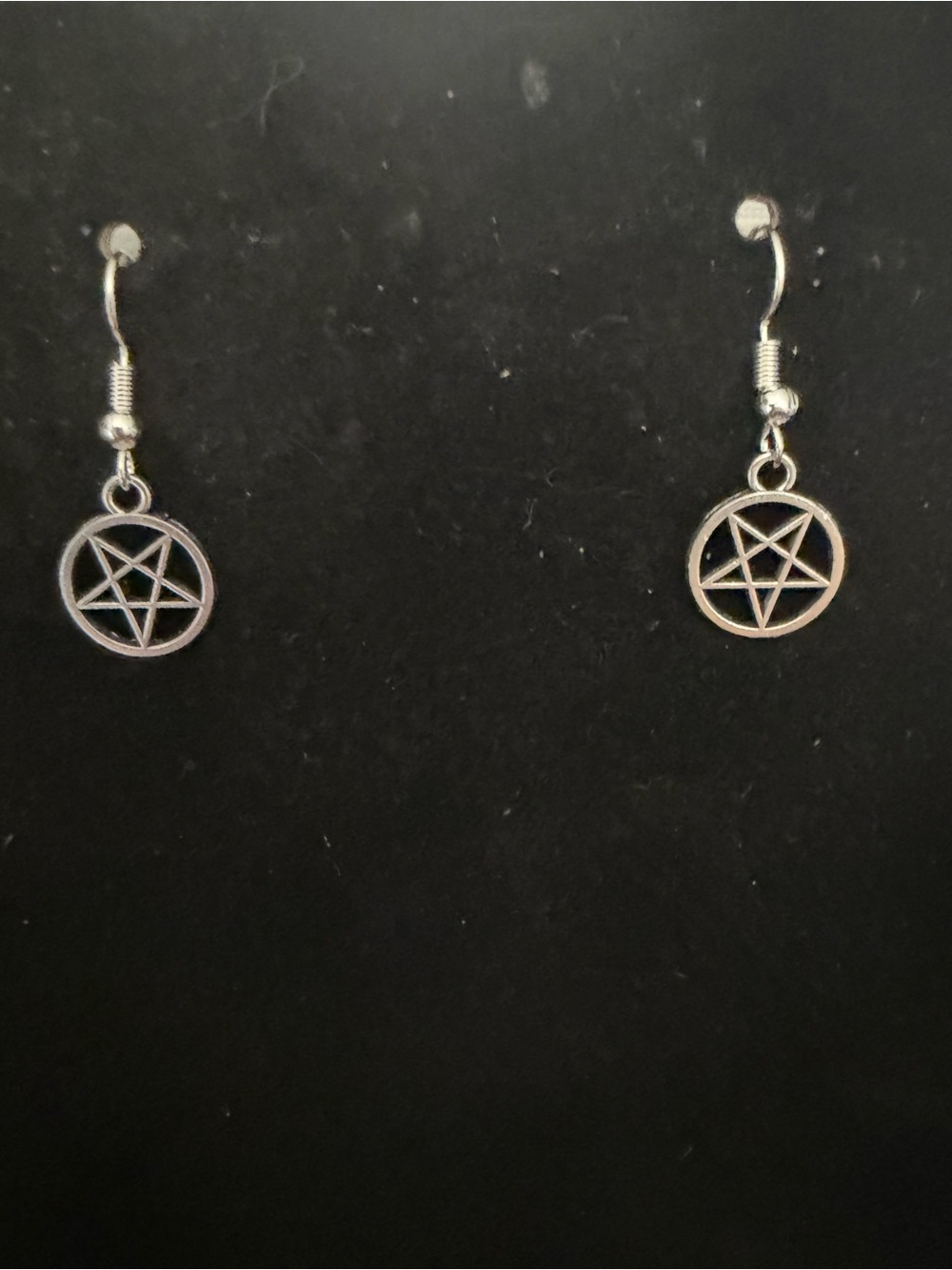 🎇Multi🎇Silver Pentagram Dangle Earrings (3/$15)